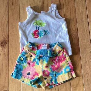 Janie and Jack matching short set